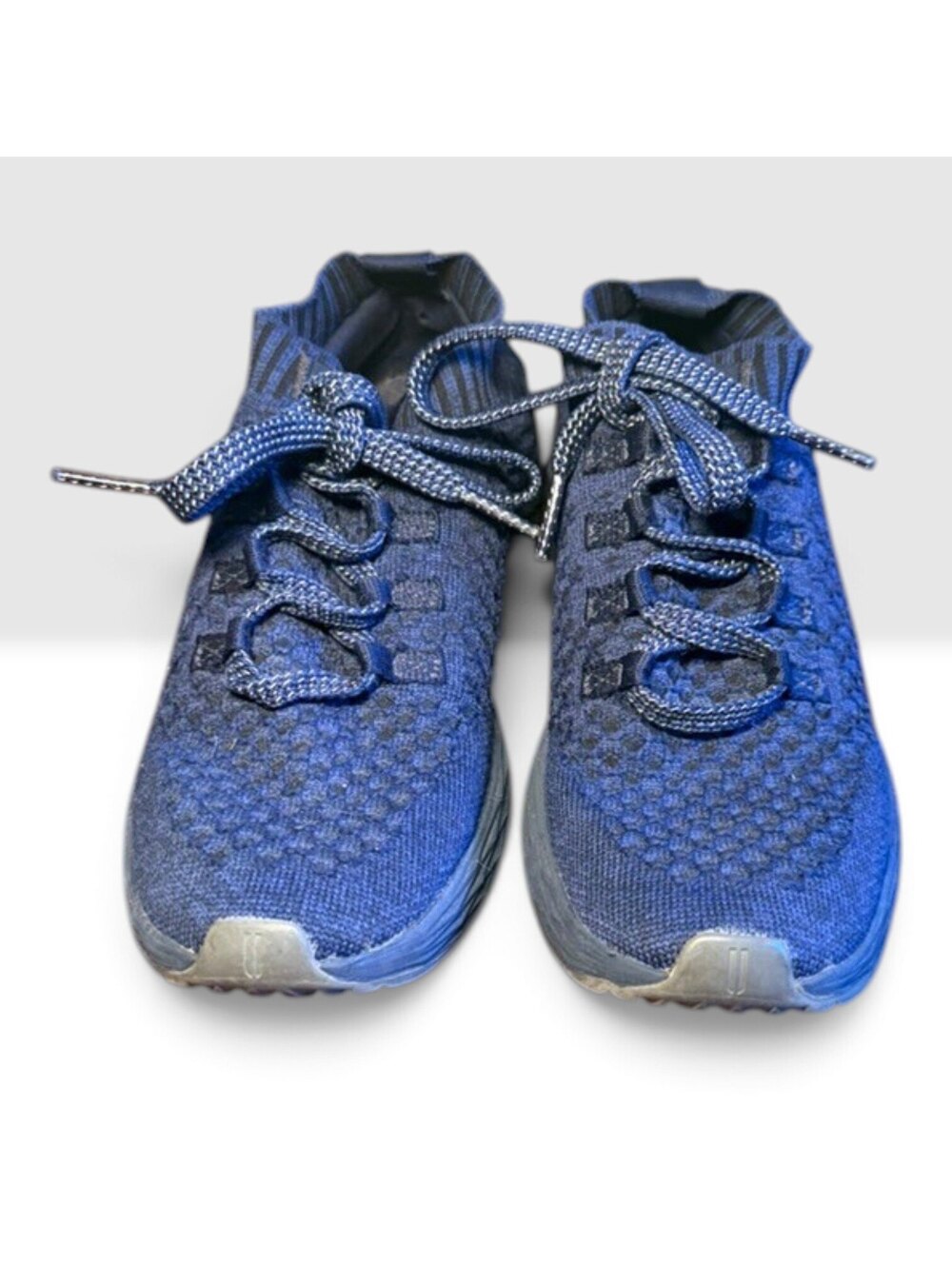 NOBULL Diamond Knit Runner Navy Blue Men's 7.5 Women's 9 Training Shoes